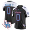 Manjack IV Jersey #0 Houston Cougars Oilers Inspired Vapor College Football Limited Stitched Black Alternate