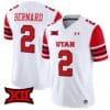 Micah Bernard Jersey #2 Utah Utes Vapor Limited College Football Stitched White
