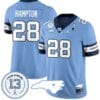 Omarion Hampton Jersey #28 North Carolina Tar Heels Vapor College Football Stitched Alternate Blue