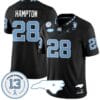 Omarion Hampton Jersey #28 North Carolina Tar Heels Vapor College Football Stitched Black