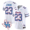 Parker Jenkins Jersey #23 Houston Cougars Oilers Inspired Vapor College Football Limited Stitched White
