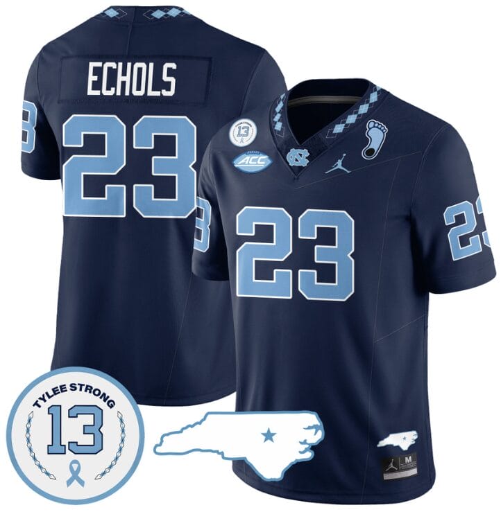 Power Echols Jersey #23 North Carolina Tar Heels Vapor College Football Stitched Navy 8 Power Echols Jersey #23 North Carolina Tar Heels Vapor College Football Stitched Navy