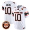 Rashod Owens Jersey #10 Oklahoma State Cowboys Leslie O'neal Patch Vapor Limited College Football Stitched White