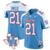 Stacy Sneed Jersey #21 Houston Cougars Oilers Inspired Vapor College Football Limited Stitched Blue Alternate