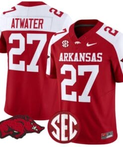 Steve Atwater Jersey #27 Arkansas Razorbacks Vapor Limited College Football Stitched Cardinal Alternate o