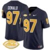 Aaron Donald Jersey #97 Pittsburgh Panthers Vapor Limited College Football Stitched Navy
