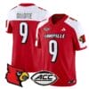 Ashton Gillotte Jersey #9 Louisville Cardinals Vapor Football Stitched Red Alternate 5 Ashton Gillotte Jersey #9 Louisville Cardinals Vapor Football Stitched Red Alternate