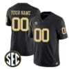 Custom Vanderbilt Commodores Jersey Name and Number College Football Stitched Black