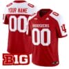 Custom Indiana Hoosiers Jersey Name and Number Vapor Limited Football Crimson Alternate