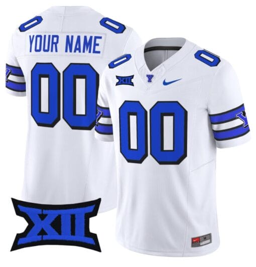 Custom BYU Cougars Jersey Vapor Limited College Football Stitched 1996 Throwback