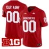 Custom Indiana Hoosiers Jersey Name and Number Vapor Limited Football Crimson