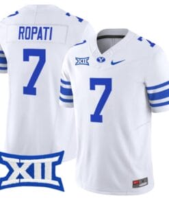 Hinckley Ropati Jersey #7 BYU Cougars Vapor Limited College Football Stitched White