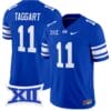 Harrison Taggart Jersey #11 BYU Cougars Vapor Limited College Football Stitched Royal 4 Harrison Taggart Jersey #11 BYU Cougars Vapor Limited College Football Stitched Royal
