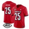 Isaac Brown Jersey #25 Louisville Cardinals Vapor Football Stitched Red