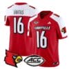 Johnny Unitas Jersey #16 Louisville Cardinals Vapor Football Stitched Red Alternate