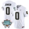 Jason Johnson Jersey #0 UCF Knights Unionhome Patch Vapor Football Stitched White
