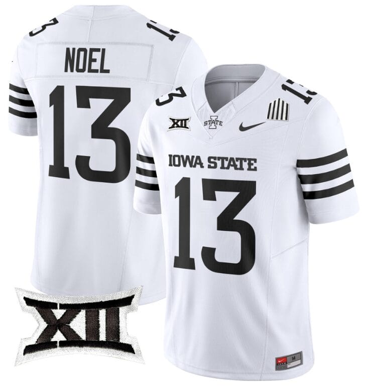 Jaylin Noel Jersey #13 Iowa State Cyclones Vapor Limited College Football Stitched White Limited 8 Jaylin Noel Jersey #13 Iowa State Cyclones Vapor Limited College Football Stitched White Limited