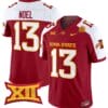 Jaylin Noel Jersey #13 Iowa State Cyclones Vapor Limited College Football Stitched Cardinal Alternate