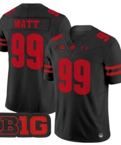 JJ Watt Jersey #99 Wisconsin Badgers Vapor Football Stitched Black