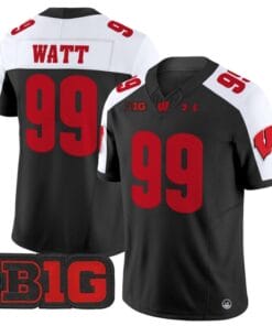 JJ Watt Jersey #99 Wisconsin Badgers Vapor Football Stitched Black Alternate