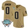 Jason Johnson Jersey #0 UCF Knights Unionhome Patch Vapor Football Stitched Gold