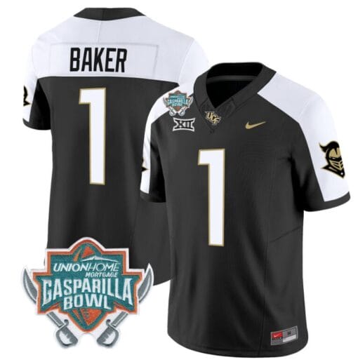 Javon Baker Jersey #1 UCF Knights Unionhome Patch Vapor Football Stitched Alternate