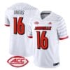 Johnny Unitas Jersey #16 Louisville Cardinals Vapor Football Stitched White