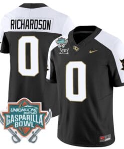Johnny Richardson Jersey #0 UCF Knights Unionhome Patch Vapor Football Stitched Alternate