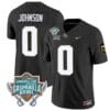 Jason Johnson Jersey #0 UCF Knights Unionhome Patch Vapor Football Stitched Black