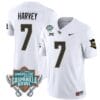 RJ Harvey Jersey #7 UCF Knights Unionhome Patch Vapor Football Stitched White