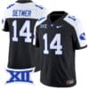 Ty Detmer Jersey #14 BYU Cougars Vapor Limited College Football Stitched Black Alternate 5 Ty Detmer Jersey #14 BYU Cougars Vapor Limited College Football Stitched Black Alternate