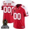 Custom Ohio State Buckeyes Jersey Playoff First Round Patch Football Alternate