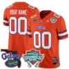 Custom Florida Gators Jersey 2025 Gasparilla Bowl Patch Football Orange