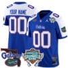 Custom Florida Gators Jersey 2025 Gasparilla Bowl Patch Football Royal Alternate