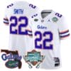 Emmitt Smith Jersey #22 Florida Gators 2025 Gasparilla Bowl Patch White