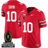 Julian Sayin Jersey #10 Ohio State Buckeyes Playoff First Round Patch Gray