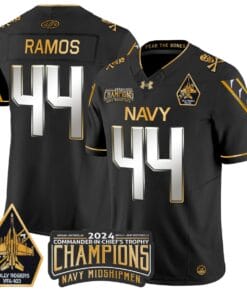 Colin Ramos Jersey #44 Navy Midshipmen Commander-in-chief's Trophy All Stitched