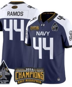Colin Ramos Jersey #44 Navy Midshipmen Commander-in-chief's Trophy All Stitched