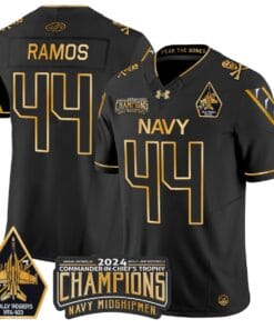 Colin Ramos Jersey #44 Navy Midshipmen Commander-in-chief's Trophy All Stitched