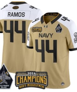 Colin Ramos Jersey #44 Navy Midshipmen Commander-in-chief's Trophy All Stitched