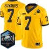 Donovan Edwards Jersey #7 Michigan Wolverines ReliaQuest Bowl Patch Vapor All Stitched