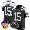 Drew Allar Jersey #15 Penn State Orange Bowl Patch All Stitched