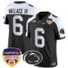 Harrison Wallace III Jersey #6 Penn State Orange Bowl Patch All Stitched