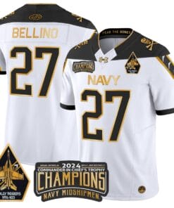 Joe Bellino Jersey #27 Navy Midshipmen Commander-in-chief's Trophy All Stitched
