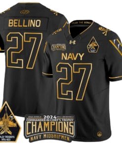 Joe Bellino Jersey #27 Navy Midshipmen Commander-in-chief's Trophy All Stitched