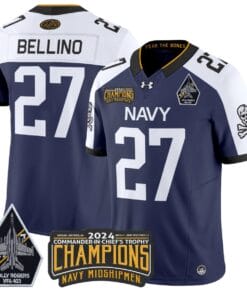 Joe Bellino Jersey #27 Navy Midshipmen Commander-in-chief's Trophy All Stitched