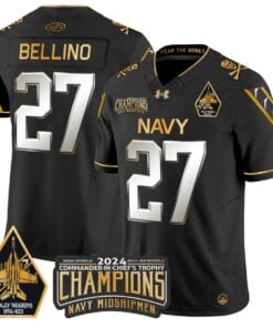 Joe Bellino Jersey #27 Navy Midshipmen Commander-in-chief's Trophy All Stitched