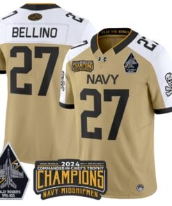 Joe Bellino Jersey #27 Navy Midshipmen Commander-in-chief's Trophy All Stitched