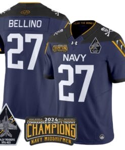 Joe Bellino Jersey #27 Navy Midshipmen Commander-in-chief's Trophy All Stitched