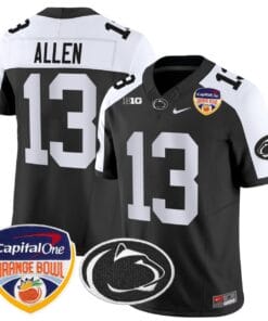Kaytron Allen Jersey #13 Penn State Orange Bowl Patch All Stitched